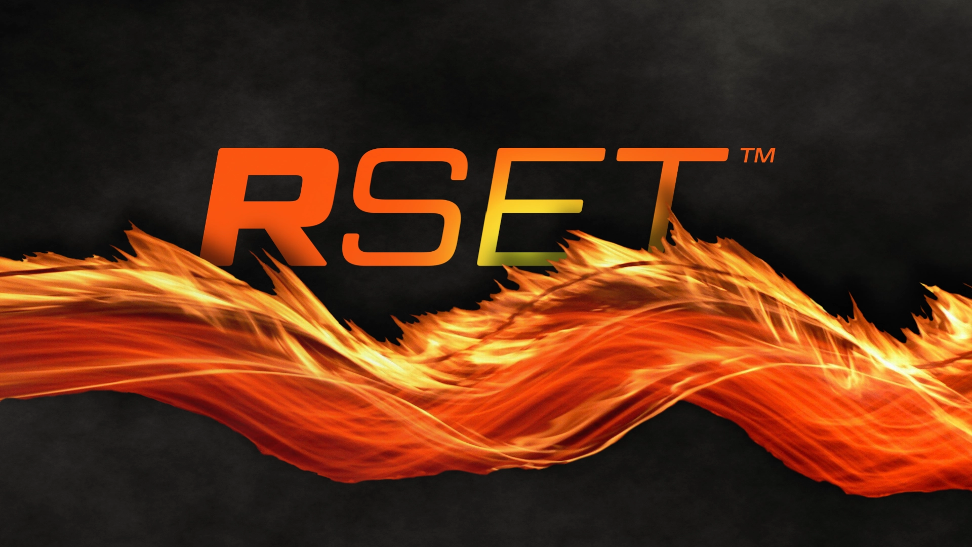 The letters "RSET" on a fire wind
